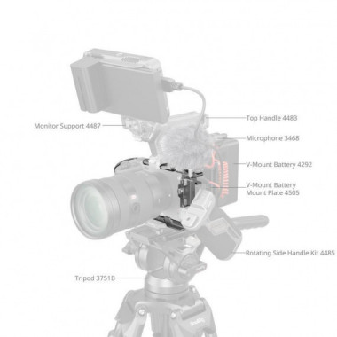 SMALLRIG Kit de Jaula de Liberación Rápida Hawklock 4770 para Sony FX3/FX30