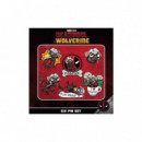 Set de 6 Pins Dogpool Deadpool Marvel  GRUPO ERIK