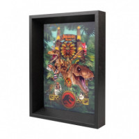 Print Jurassic Park Lenticular enmarcado