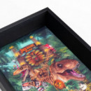 Print Jurassic Park Lenticular Enmarcado  GRUPO ERIK