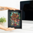 Print Jurassic Park Lenticular Enmarcado  GRUPO ERIK