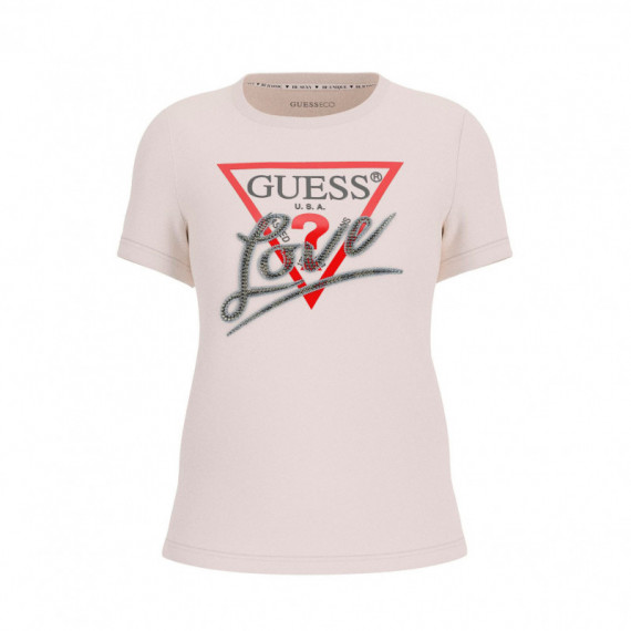 GUESS Camiseta Blanca W5RI10 I3Z14-G012