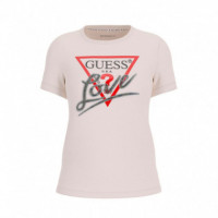GUESS Camiseta Blanca W5RI10 I3Z14-G012