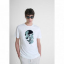 ANTONY MORATO Camiseta Regular Fit Blanca MMKS02506 FA100144-1011
