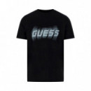 Camiseta con Logotipo Corte Regular  GUESS