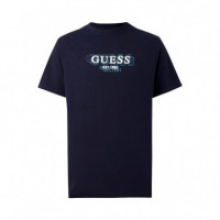 Camiseta con Inscripción del Logotipo  GUESS