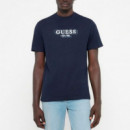 Camiseta con Inscripción del Logotipo  GUESS