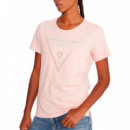 Camiseta Logotipo Triángulo  GUESS