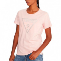 Camiseta Logotipo Triángulo  GUESS