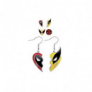 Set 3 Pendientes Deadpool y Lobezno Marvel  GRUPO ERIK