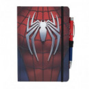 Cuaderno A5 con Bolígrafo Spiderman Marvel  GRUPO ERIK