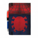 Cuaderno A5 con Bolígrafo Spiderman Marvel  GRUPO ERIK