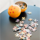 Doble Puzzle 98 piezas Dragon Ball Z con bola de dragon 6 estrellas