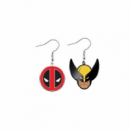 Pendientes Deadpool y Lobezno Marvel  GRUPO ERIK