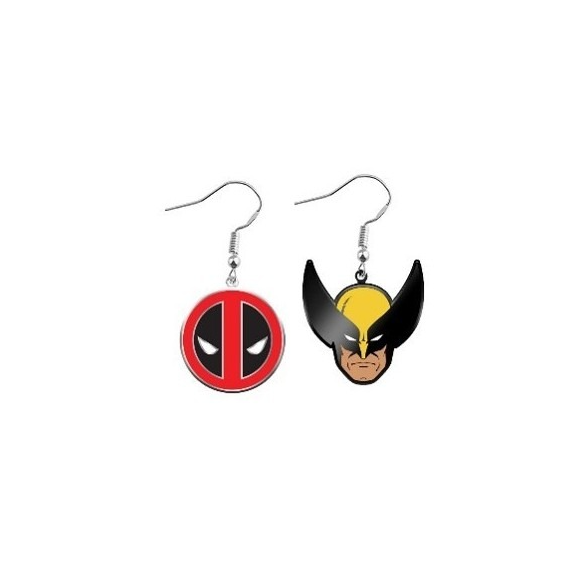 Pendientes Deadpool y Lobezno Marvel  GRUPO ERIK
