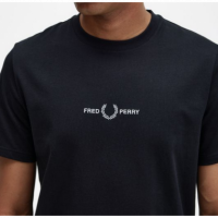 Camiseta Fred Perry embro negra