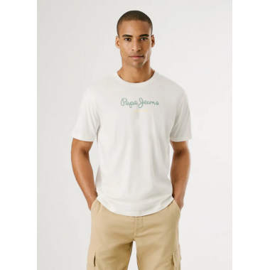 Camiseta PEPE JEANS Eggo Blanca