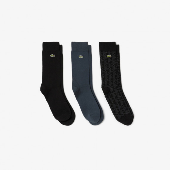 Chaussettes Noir/graphite  LACOSTE