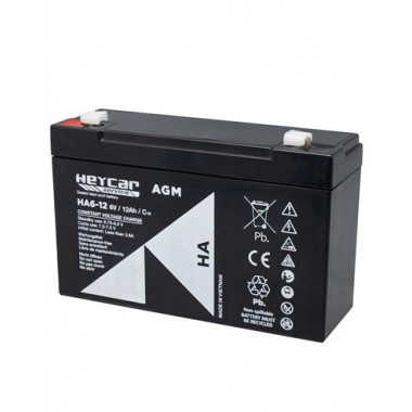 Heycar Bateria de Plomo 6V/12AH HA6-12  LALO