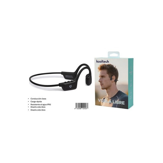 KOOLTECH Auricular Inalambrico Conduccion Osea/ipx 5/BT 6.0/ CPE552