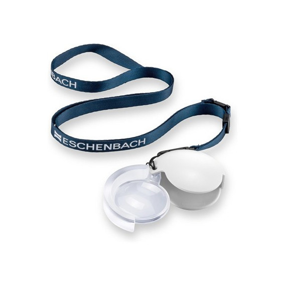 ESCHENBACH Lupa Plegable 10X Diametro 35mm Con Cordon Blanca 1710910