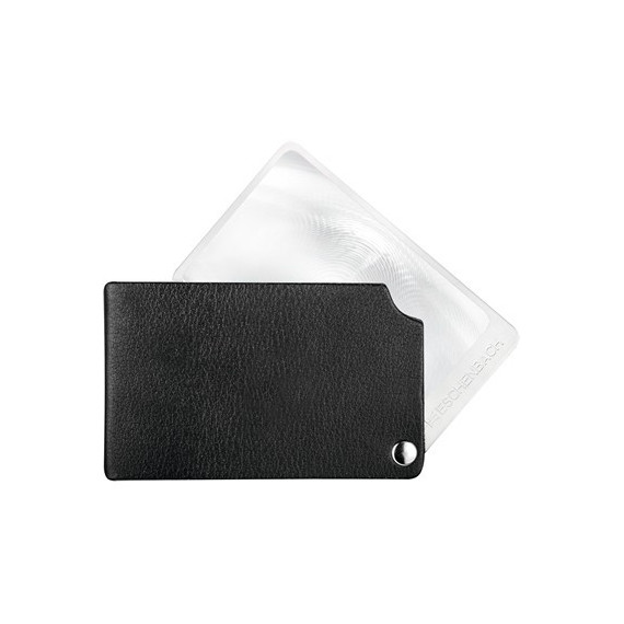 ESCHENBACH Lupa de Tarjetas Bancarias VISOPOCKET 2.5X Negra Dimensiones 74x48mm 172156