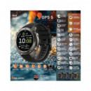 SAMI Reloj Smartwatch GPS-5 WS-2391 Negro