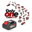 Pack Caladora+taladro+radial 20V Only One AICER (2X 2+4AH)