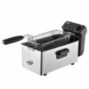 Freidora Inox con Ventana LARRYHOUSE 3 Litros 2.000W