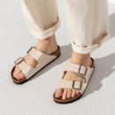 Sandalias Arizona Graceful Pearl White Birko-flor BIRKENSTOCK