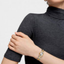 Reloj Analógico con Brazalete de Acero y Acero Dorado Icon Time  TOUS