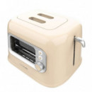 Tostadora Vertical Retrovision Beige  CECOTEC