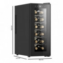 Vinoteca Bolero Grandsommelier 1250 Coolcrystal  CECOTEC