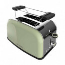 Tostador Vertical Toastin' Time 850 Green  CECOTEC
