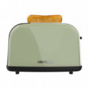 Tostador Vertical Toastin' Time 850 Green  CECOTEC