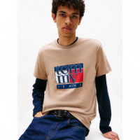 Camiseta Slim con Logo Gráfico de Tommy Jeans  TOMMY HILFIGER