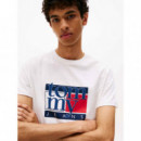 Camiseta Slim con Logo Gráfico de Tommy Jeans  TOMMY HILFIGER