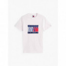 Camiseta Slim con Logo Gráfico de Tommy Jeans  TOMMY HILFIGER