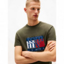 Camiseta Slim con Logo Gráfico de Tommy Jeans  TOMMY HILFIGER