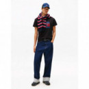 Camiseta Slim con Logo Gráfico de Tommy Jeans  TOMMY HILFIGER