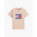 Camiseta Slim con Logo Gráfico de Tommy Jeans  TOMMY HILFIGER