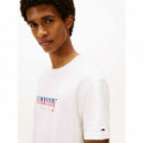 Camiseta de Punto con Logo y Cuello Redondo de Tommy Jeans  TOMMY HILFIGER