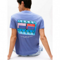 Camiseta de Cuello Redondo con Logo Gráfico de Tommy Jeans  TOMMY HILFIGER