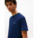 Camiseta con Logo Gráfico Trasero de Tommy Jeans  TOMMY HILFIGER