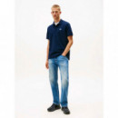 Polo de Piqué con Parche de Tommy Jeans  TOMMY HILFIGER