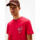 Camiseta Signature de Punto con Logo Trasero de Tommy Jeans  TOMMY HILFIGER