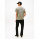 Camiseta Signature de Punto con Logo Trasero de Tommy Jeans  TOMMY HILFIGER