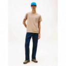 Camiseta Signature de Punto con Logo Trasero de Tommy Jeans  TOMMY HILFIGER