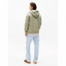 Sudadera de Felpa con Capucha y Cremallera de Tommy Jeans  TOMMY HILFIGER