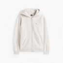 Sudadera de Felpa con Capucha y Cremallera de Tommy Jeans  TOMMY HILFIGER
